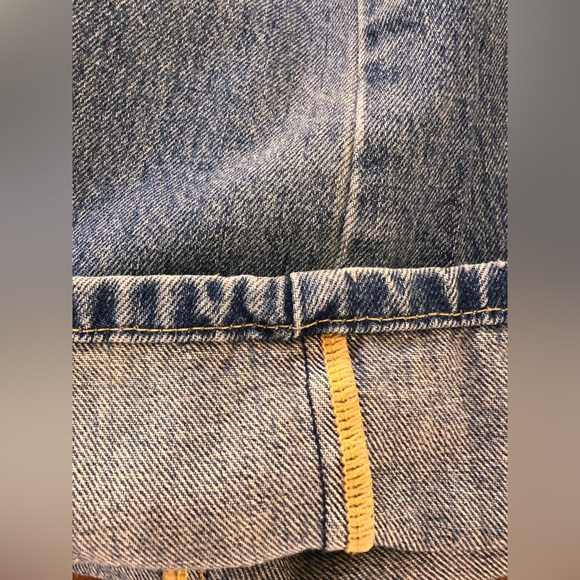 YUQI STUDIO UKLAN Jeans Trendy Wide Legs High Waist High quality Well made Sz M - Picture 5 of 9